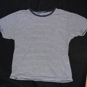 Navy blue/white striped shirt